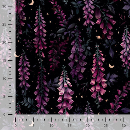 Maille bouclette en coton - dé à coudre pourpre