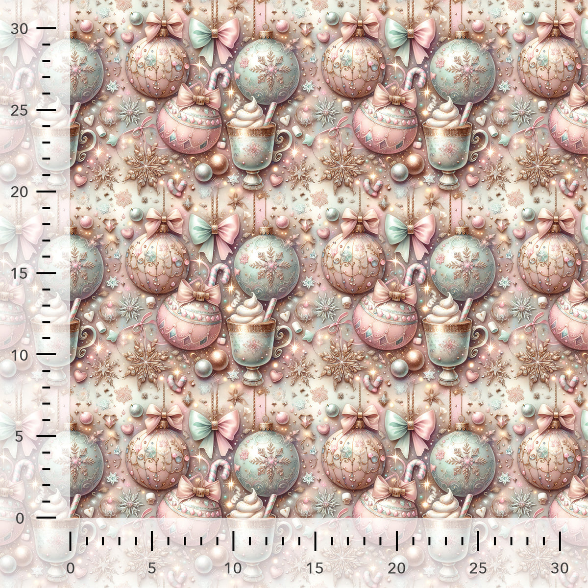 Molleton de coton bouclé, doublé chaud – doux instant de Noël