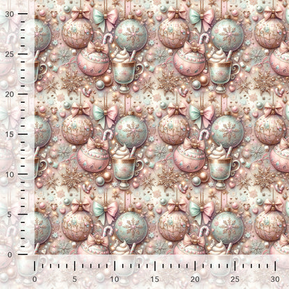 Molleton de coton bouclé, doublé chaud – doux instant de Noël