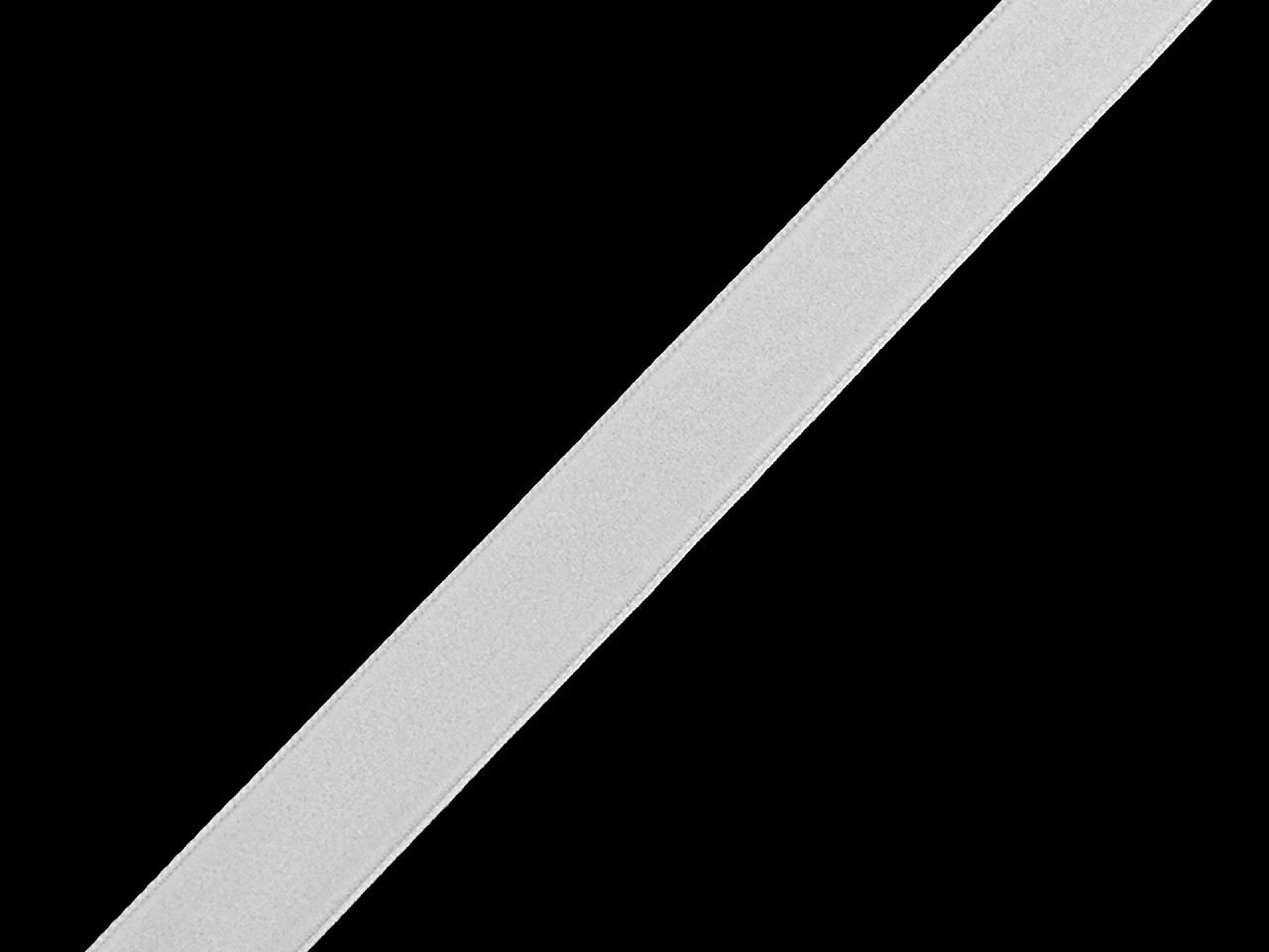 Ruban en velours 15 mm (pack de 22,5 m) - blanc