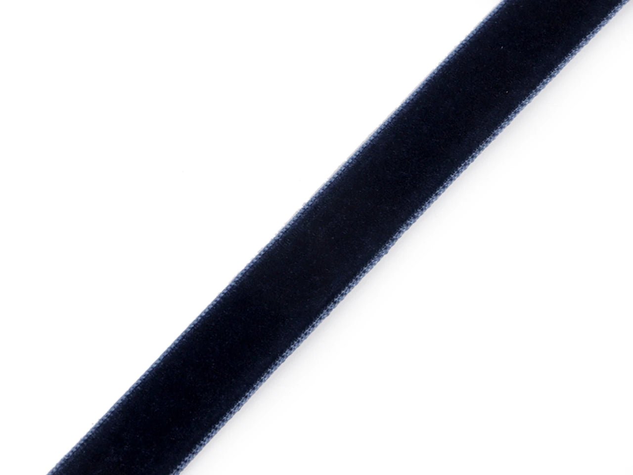 Velvet ribbon 15 mm (pack of 22.5 m) - dark blue