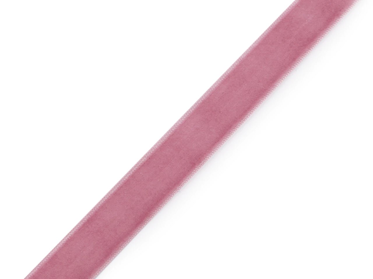 ruban de velours 15 mm (22,5 m) - vieux rose