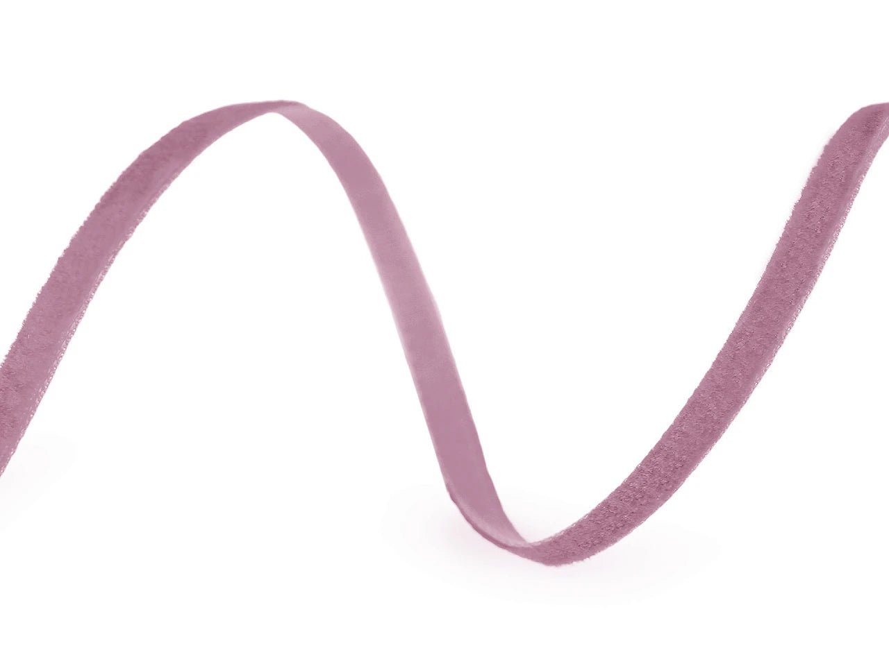 Ruban en velours 3 mm (45 m) - vieux rose