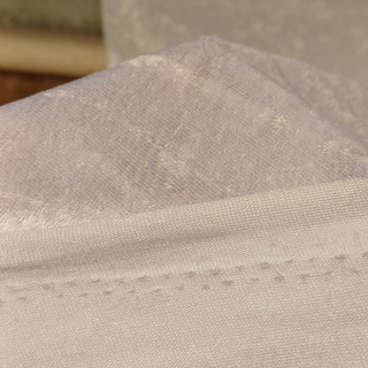 Velvet with crinkle effect - white 160 g/m²