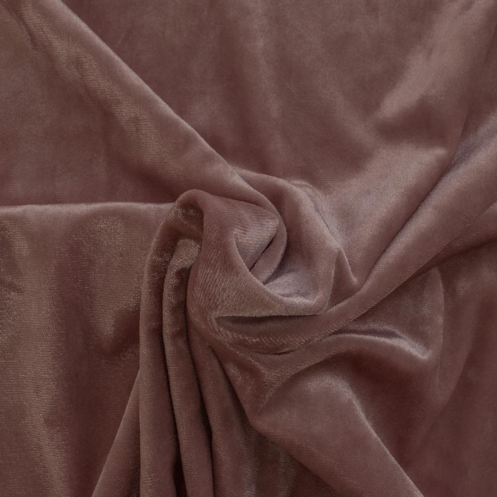 Image de velours avec élasthanne - rose 240 g/m² – disponible chez Šarlotes audumi