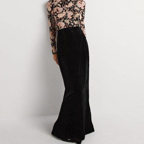 Velours noir 280 g/m²