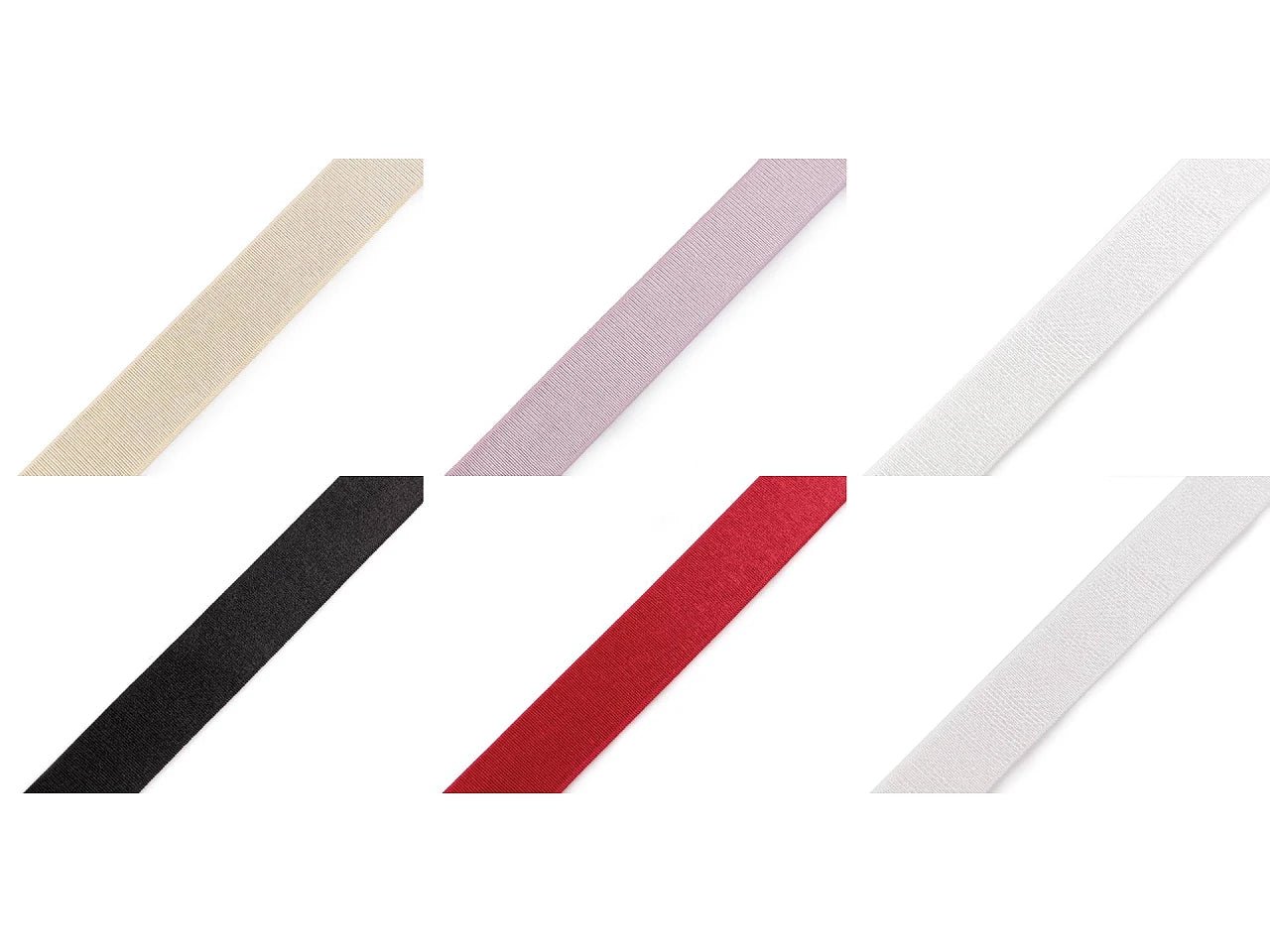 Image de bretelles de soutien-gorge élastiques satinées 20 mm, en plusieurs coloris – disponible chez Šarlotes audumi