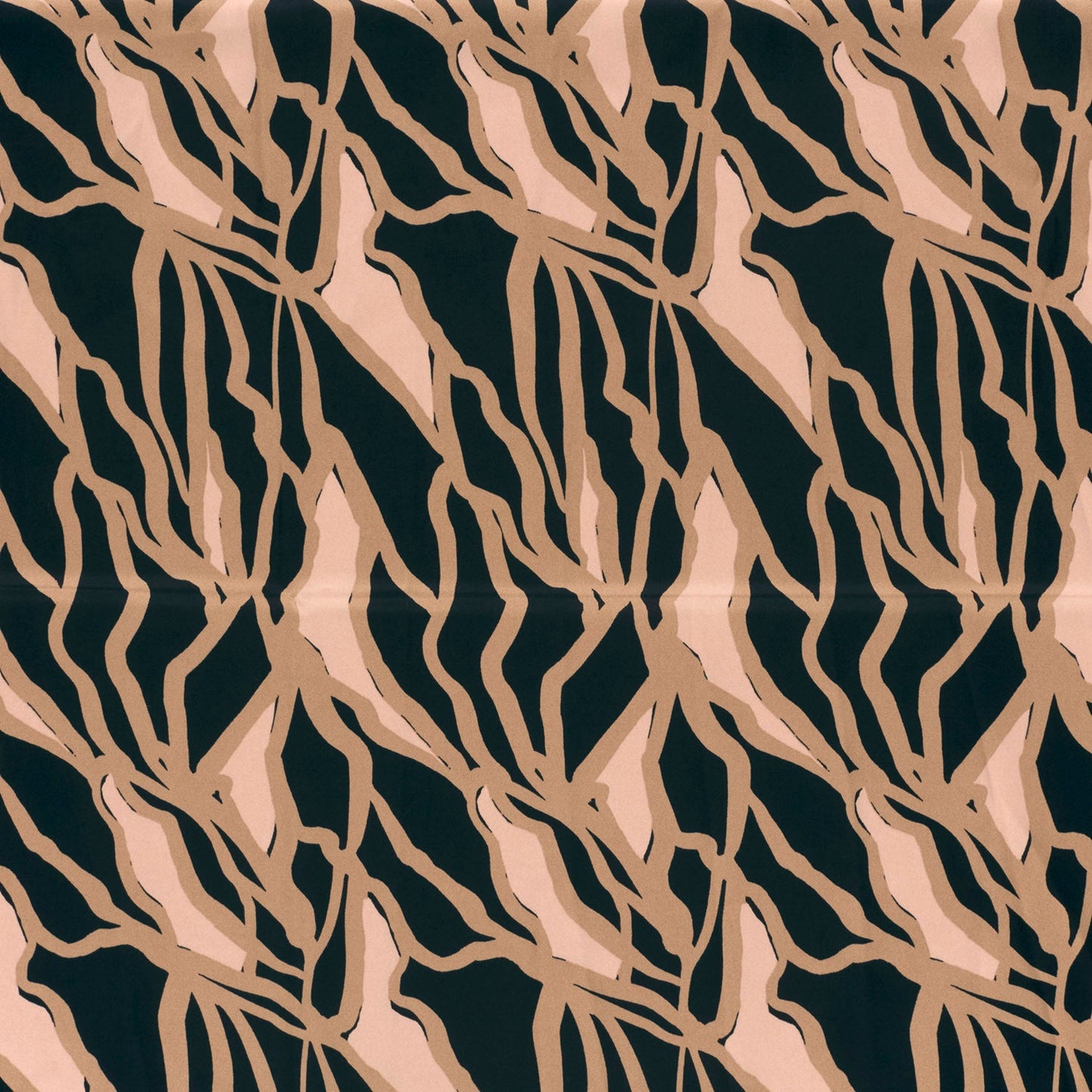 Image avec satin - motif abstrait brun et noir 185 g/m² – disponible chez Šarlotes audumi