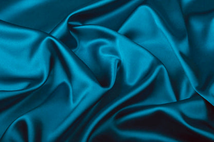 Satin with elastane - turquoise 190 g/m²