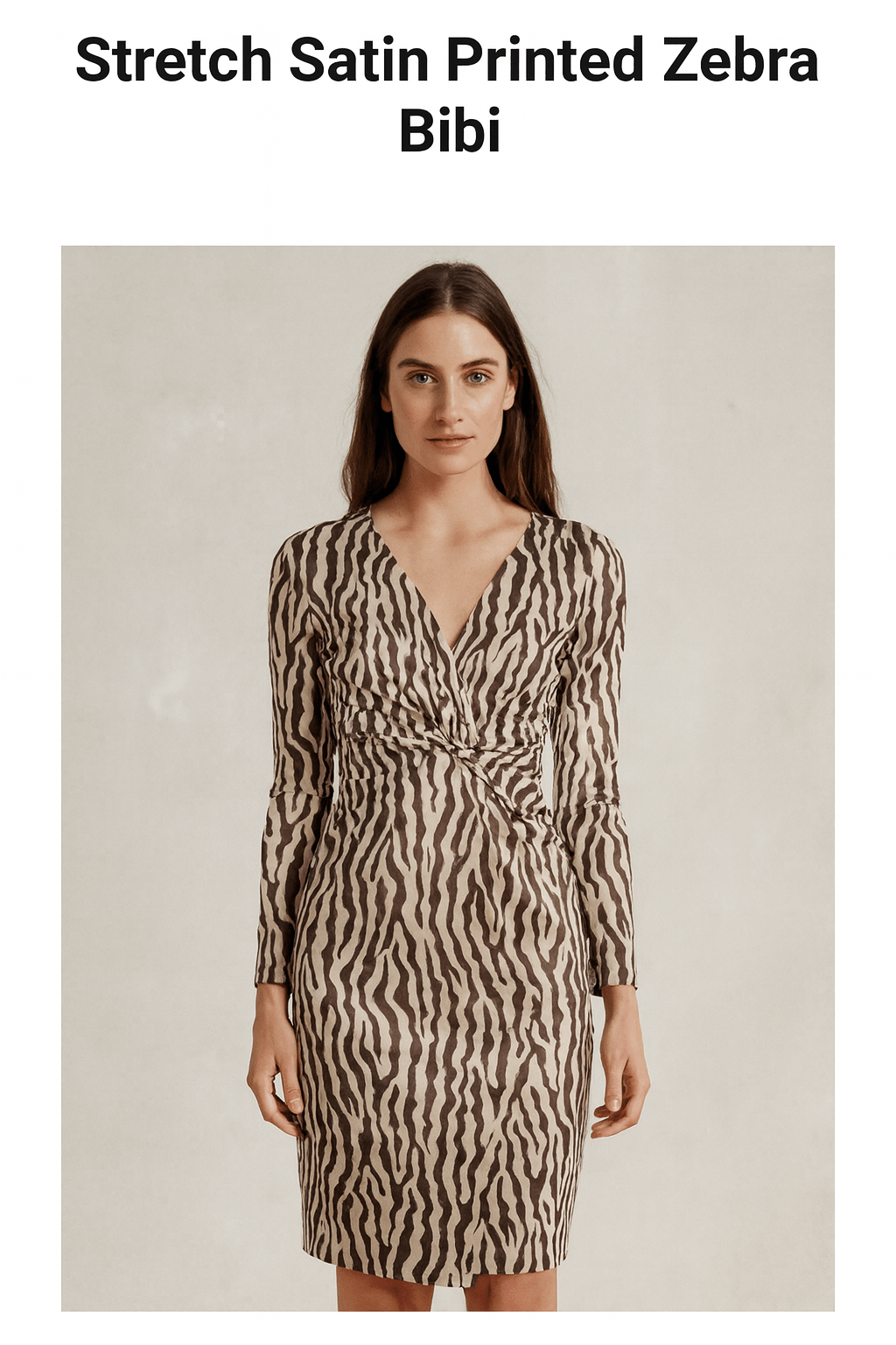 stretch satin - zebra 80 g/m²