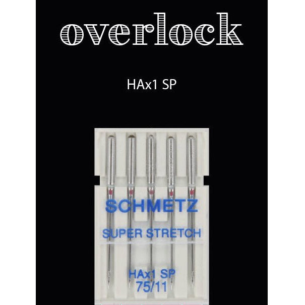 SCHMETZ Overloka adatas trikotāžai HAx1 SP - Nr.75 (5gab.)