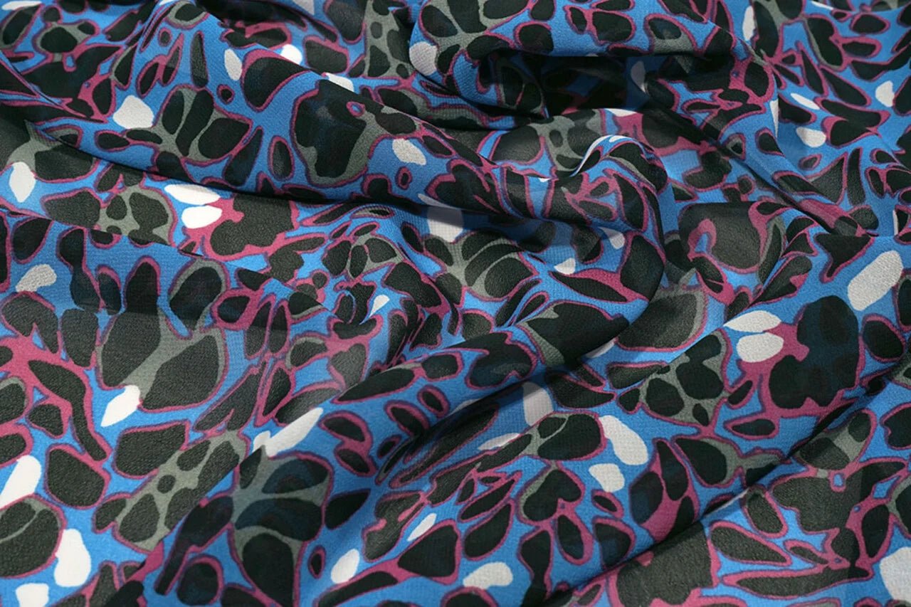 chiffon - abstract pattern | 150 cm | 65 g/m²