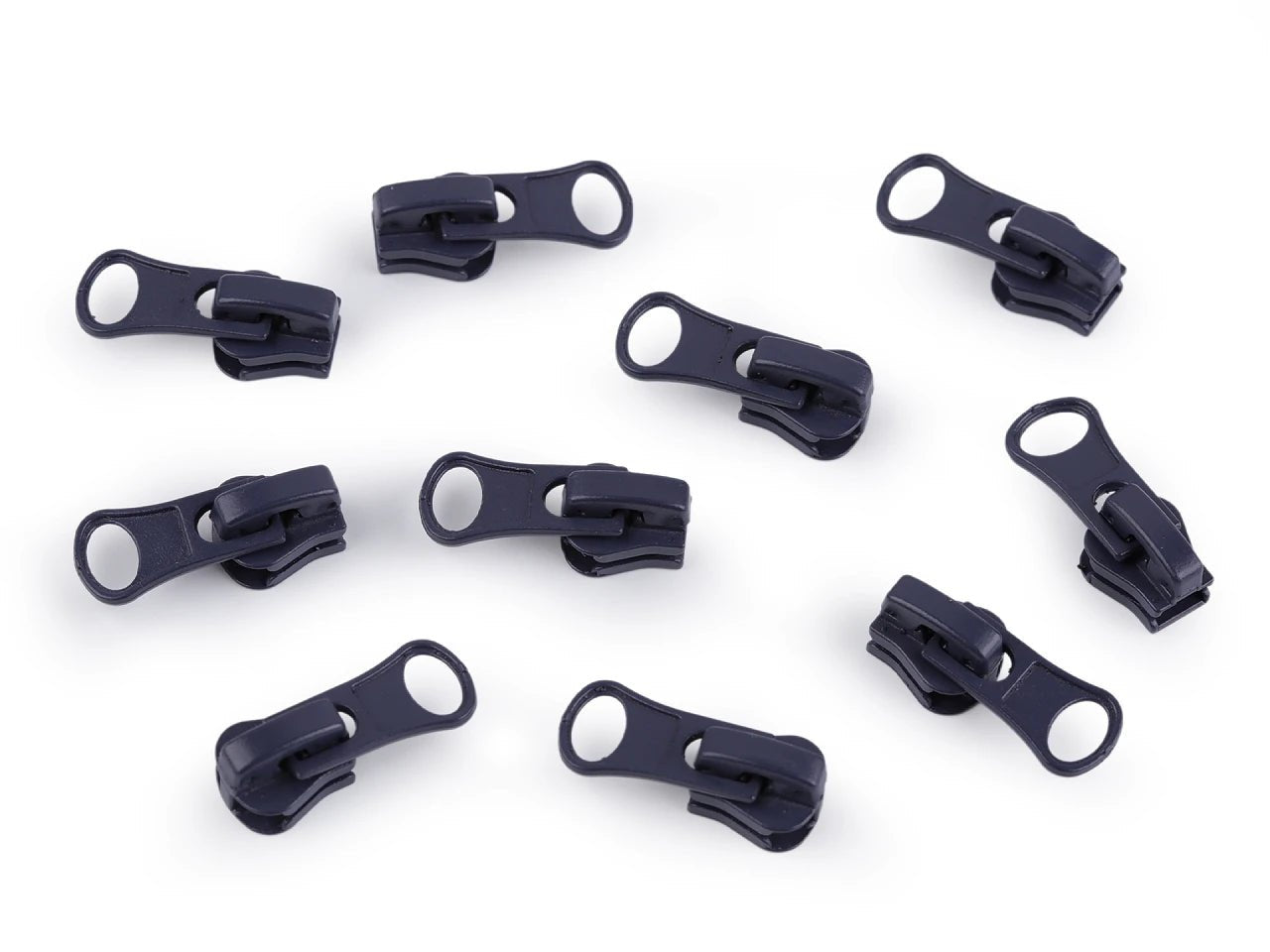 Image avec tirette pour fermeture éclair en plastique n°3, en forme de petit bateau | différentes teintes – disponible chez Šarlotes audumi