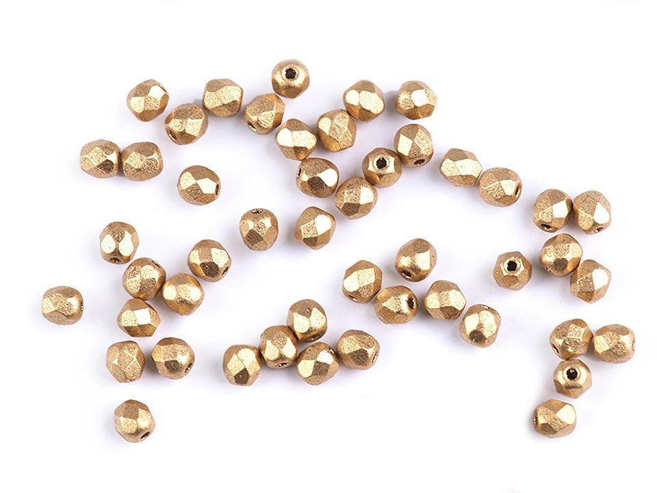 alt
Perles en verre de Bohême taillées 3 mm - couleurs assorties 5 g