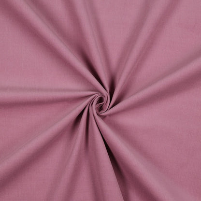 Velours côtelé de coton fin - vieux rose 145 g/m²