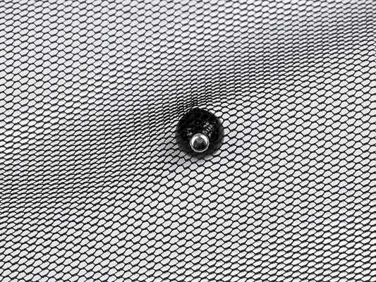 Tulle fin avec perles 36 g/m² - noir – disponible chez Šarlotes audumi