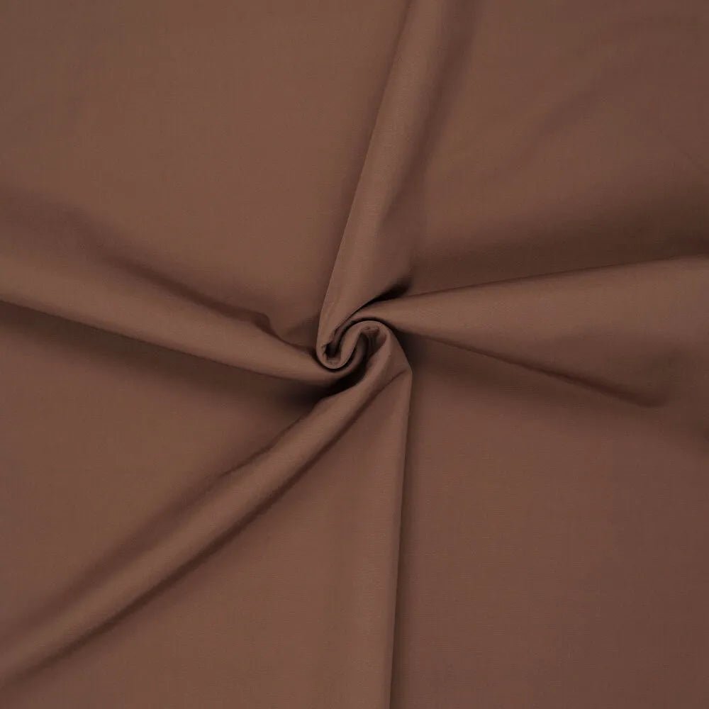Image with softshell fabric with elastane - chocolate shade 300 g/m² – available at Šarlotes audumi