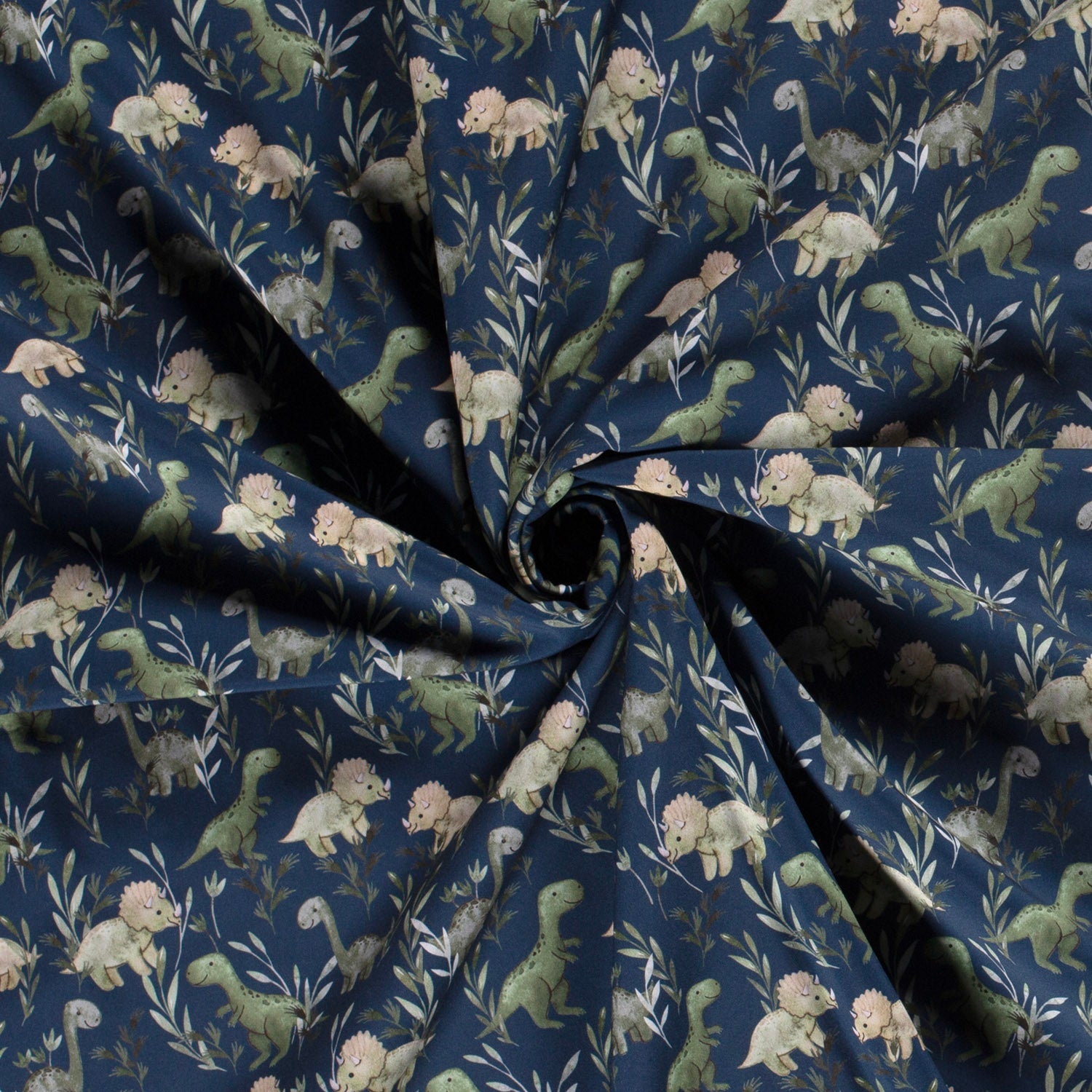 Softshell fabric - little dinosaurs 310 g/m²