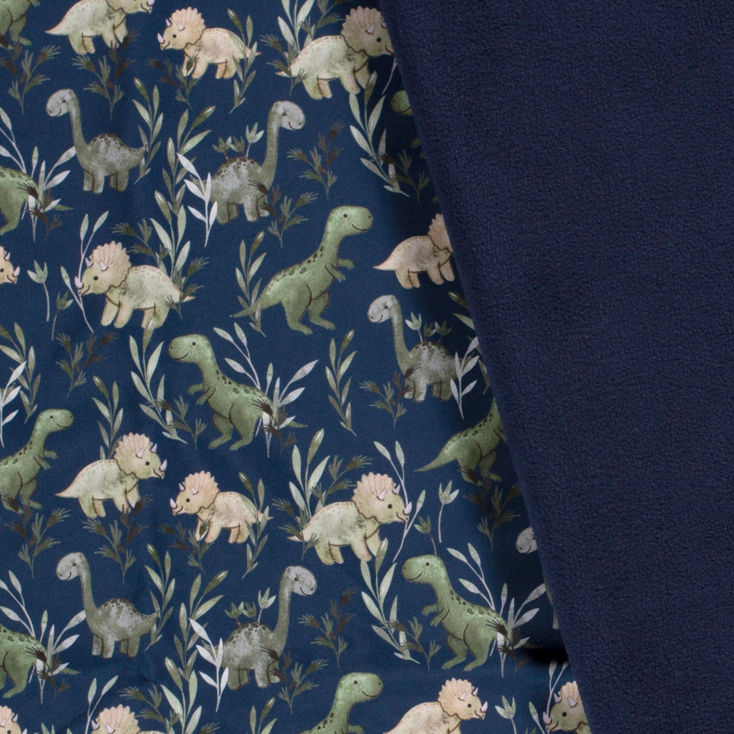 Softshell fabric - little dinosaurs 310 g/m²