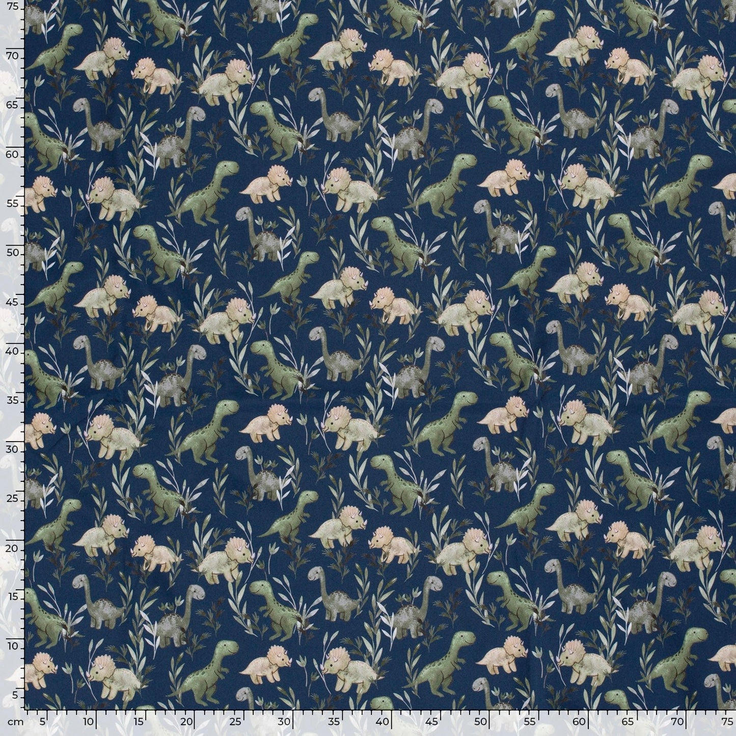 Softshell fabric - little dinosaurs 310 g/m²