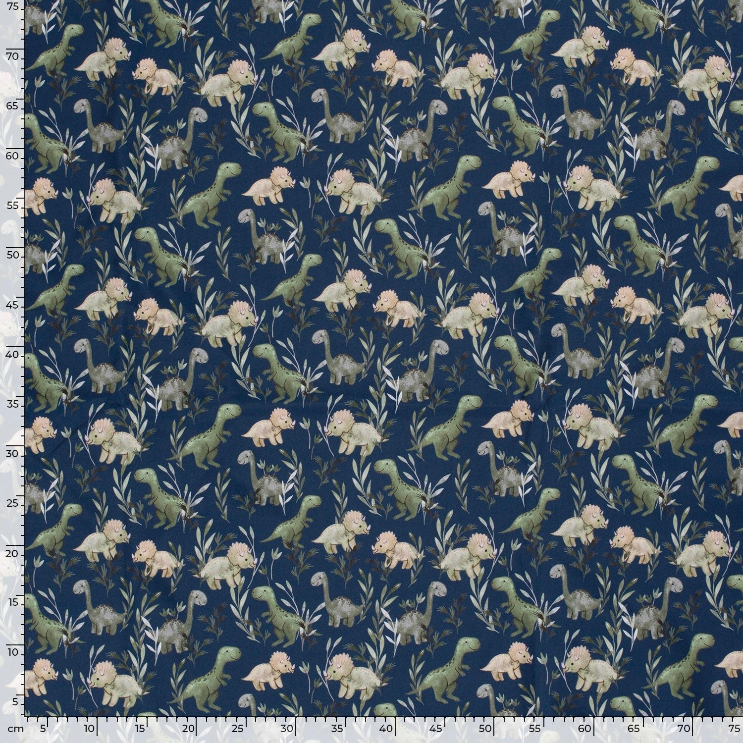 Softshell fabric - little dinosaurs 310 g/m²