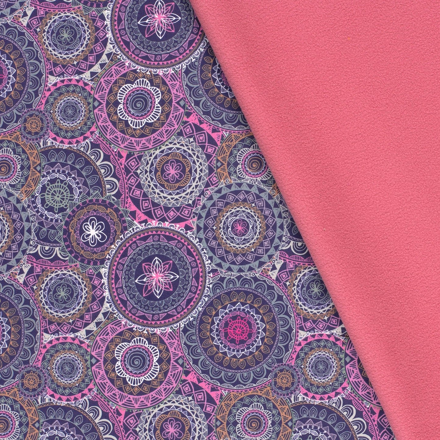 Softshell fabric - mandalas 310 g/m²