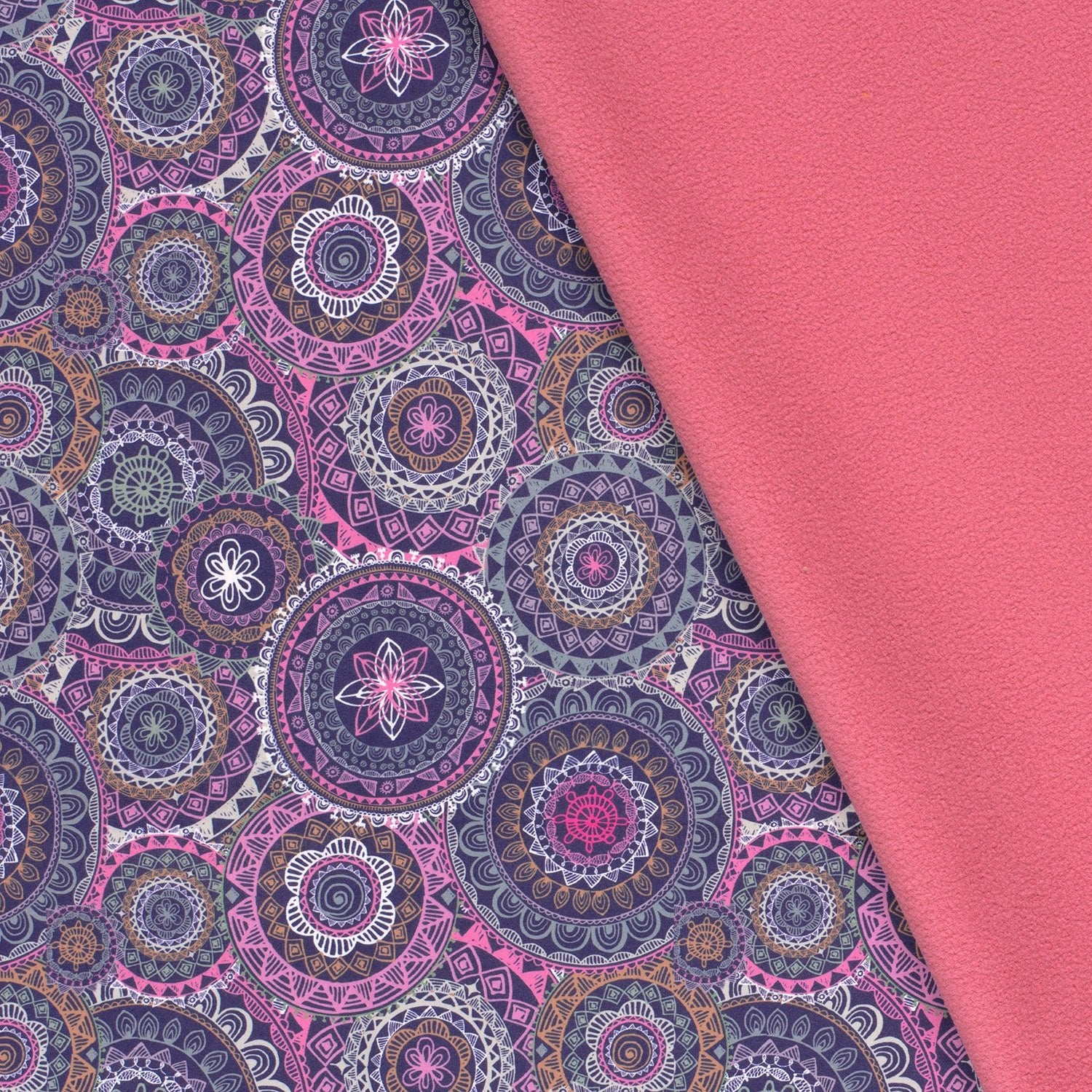 Softshell fabric - mandalas 310 g/m²