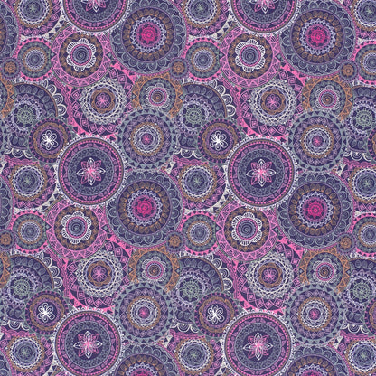 Softshell fabric - mandalas 310 g/m²