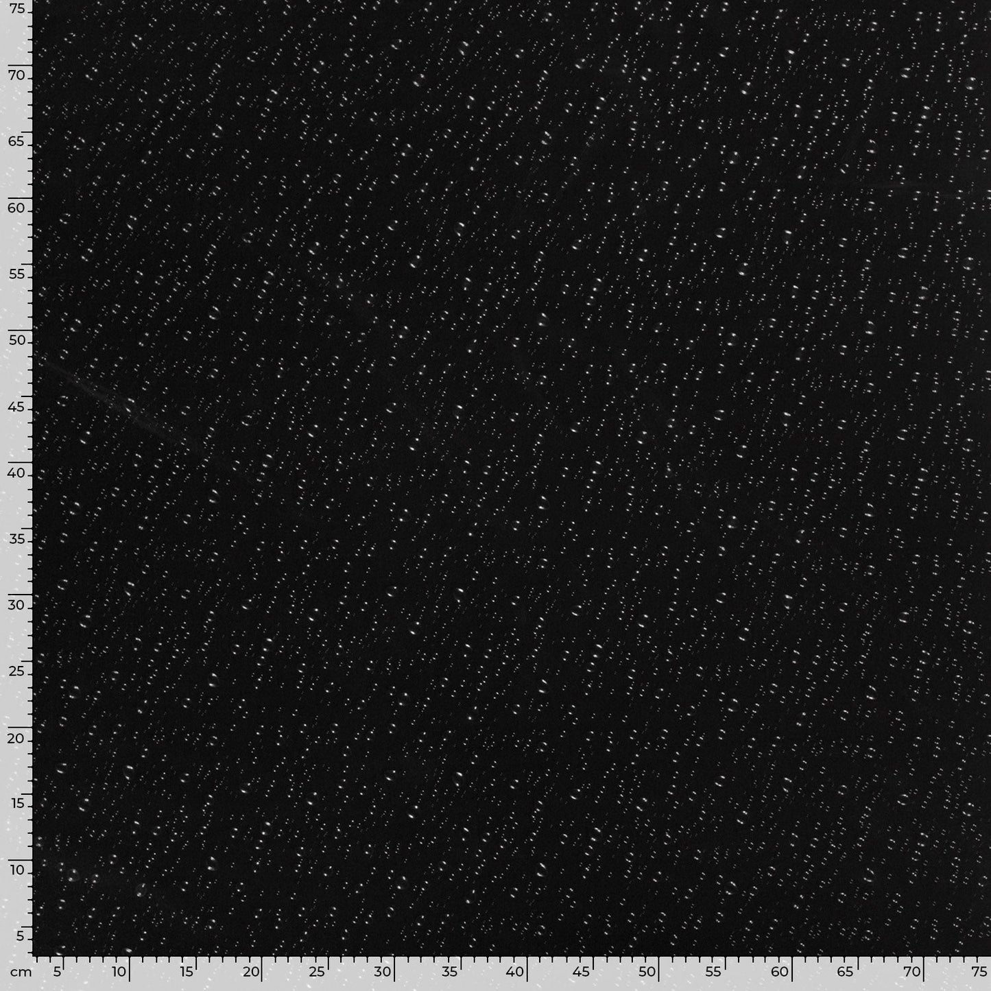 Softshell fabric - raindrop dots on a black background 310 g/m²