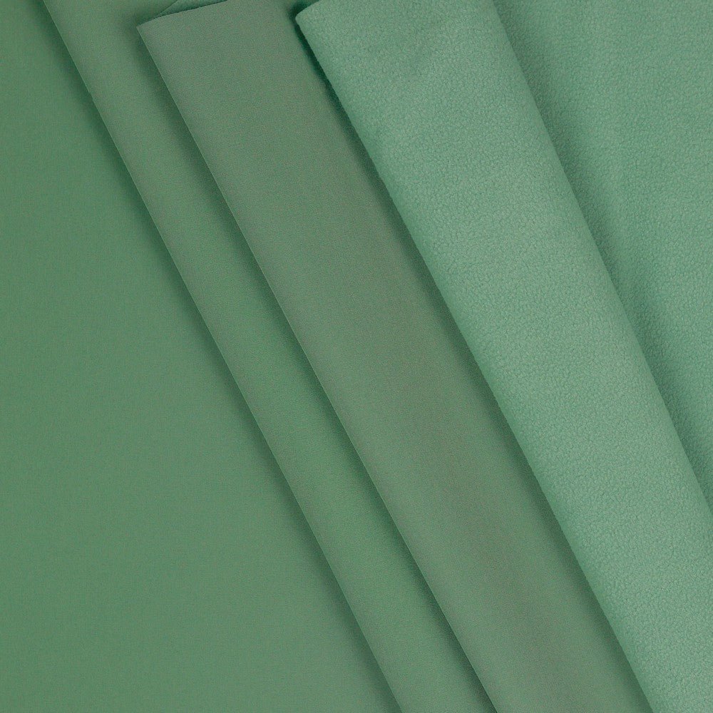 Softshell fabric - dark mint 315 g/m²