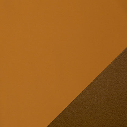 Image avec tissu softshell imperméable, jaune ocre – disponible en ligne chez Šarlotes audumi