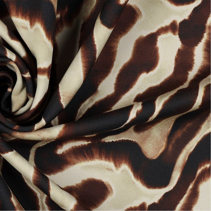 Softshell fabric - zebra pattern 330 g/m²