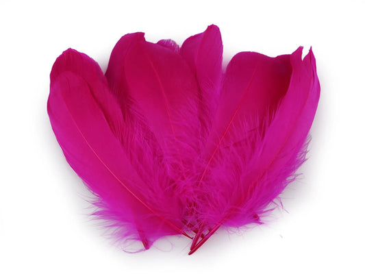 Plumes d’oie (14 - 18 cm) - fuchsia