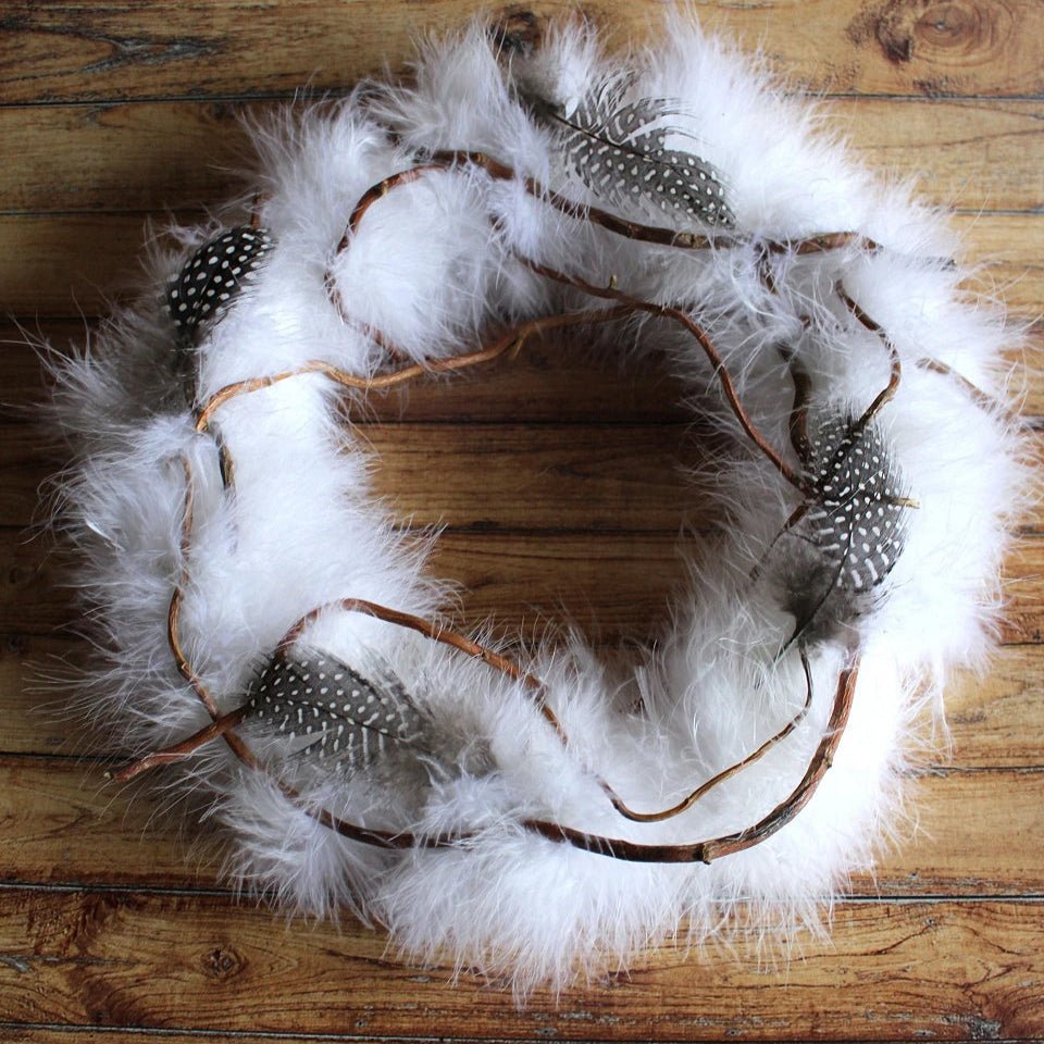 Boa en plumes - rose 2 m