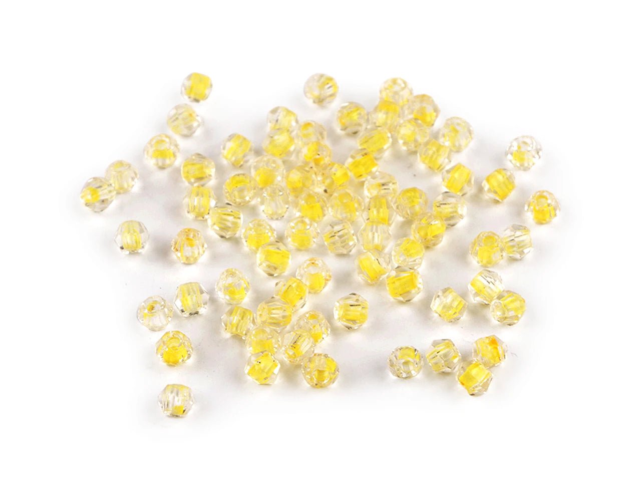 Perles de verre Ø4 mm 5 g | tons variés – disponible chez Šarlotes audumi
