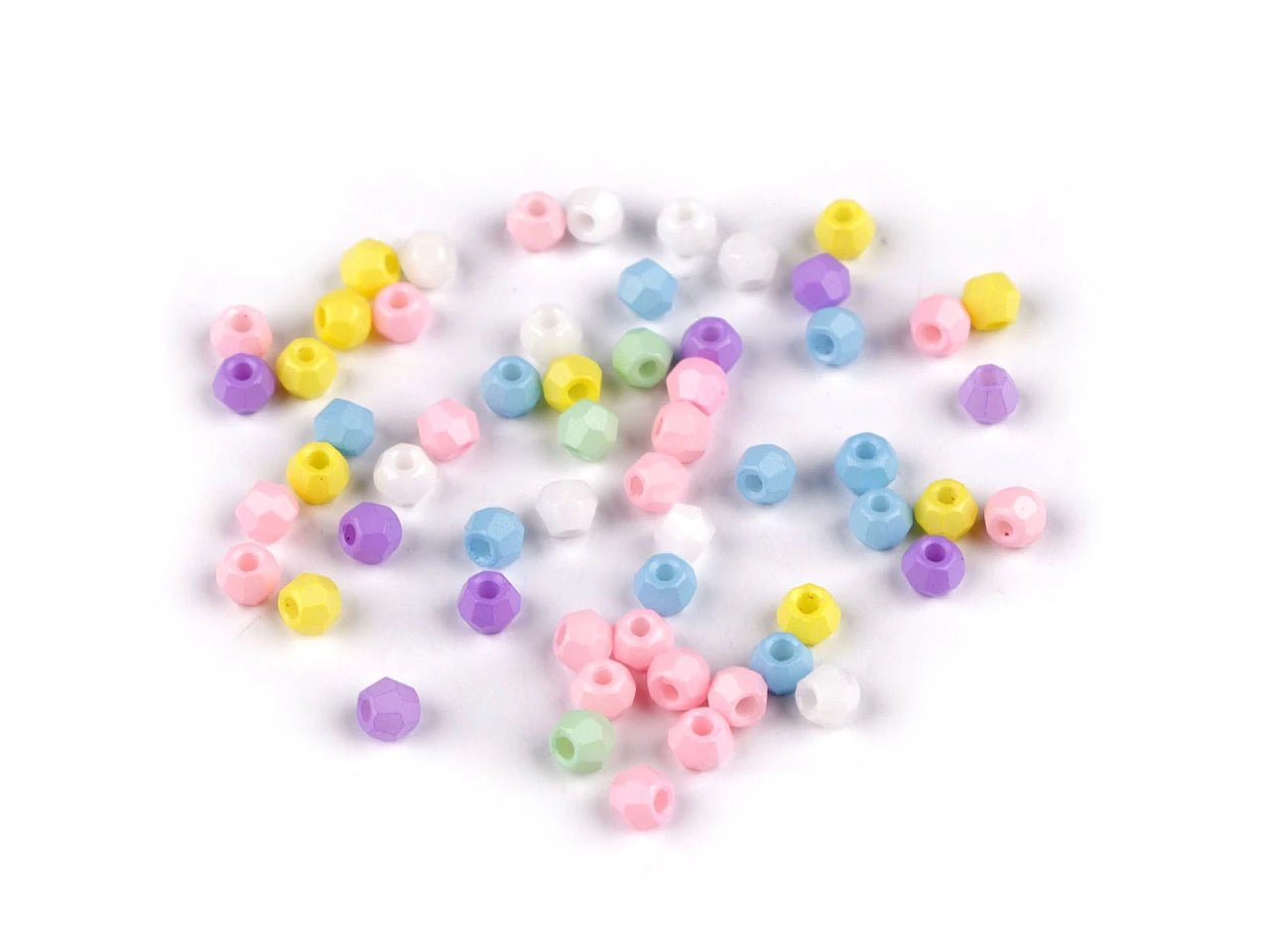 Image of glass beads Ø4 mm 5 g – available at Šarlotes audumi