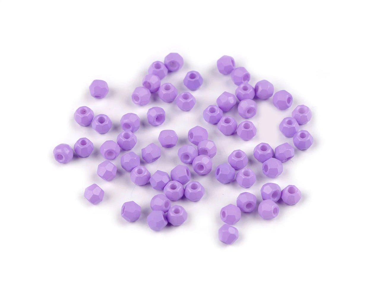 Image avec perles de verre Ø4 mm 5 g – disponible chez Šarlotes audumi