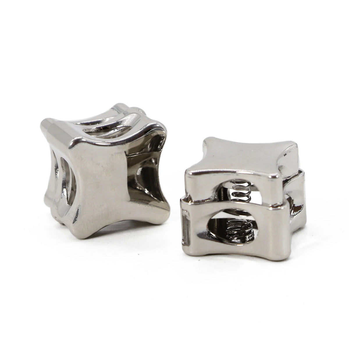 Fixateur de cordon en métal 14 × 17 mm, 10 pièces