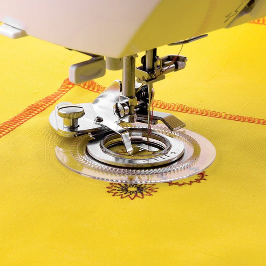 Embroidery sewing machine presser foot