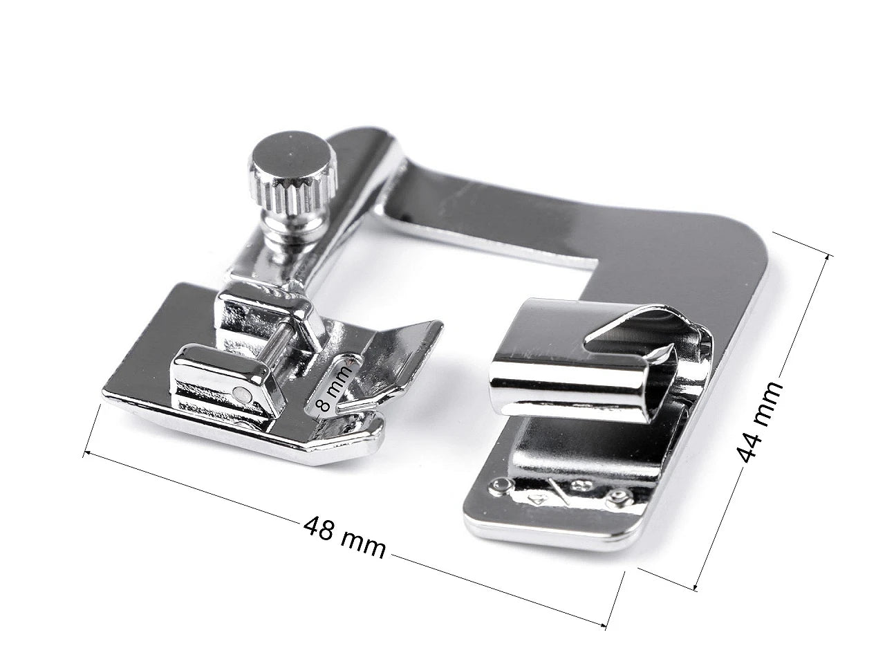 Pied presseur de machine à coudre pour replier les bords 4/8" (8 mm)