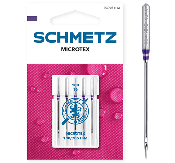 alt
Aiguilles pour machine à coudre pour tissus fins SCHMETZ MICROTEX - n° 100 (5 pièces)