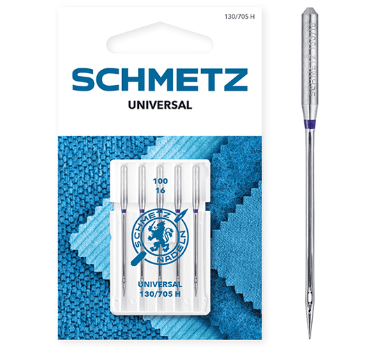 Šujmašinu adatas universālās SCHMETZ UNIVERSAL - Nr.100 (5gab.)