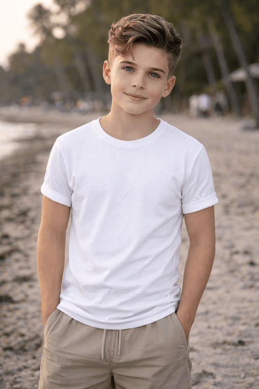 Image of a children's T-shirt RTP Apparel Tempo Kids 145g/m2 – available at Šarlotes audumi