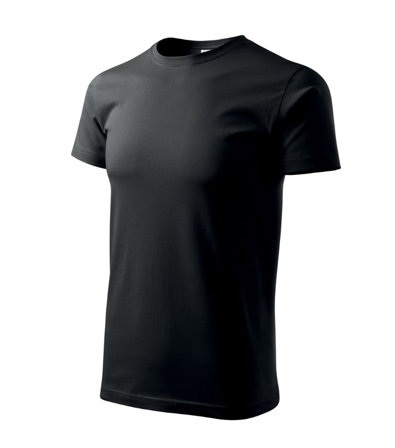 Image with T-shirt Malfini 100% cotton 160 g/m² - black – available at Šarlotes audumi