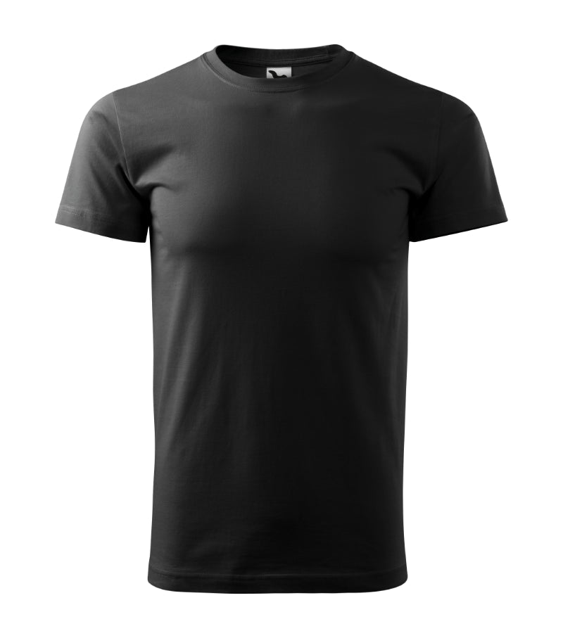 Image of a Malfini T-shirt, 100% cotton, 160 g/m² - black – available at Šarlotes audumi