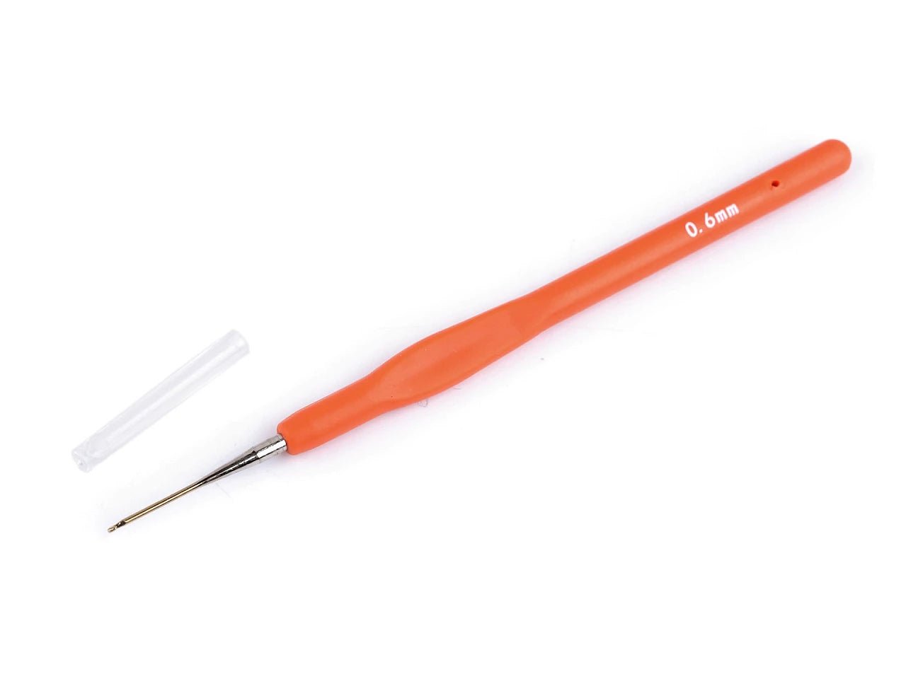 Tambour pen with silicone handle - 0.6 mm 14 cm