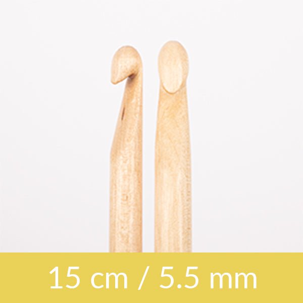 Birch crochet hook DROPS| sizes 8 - 10 mm