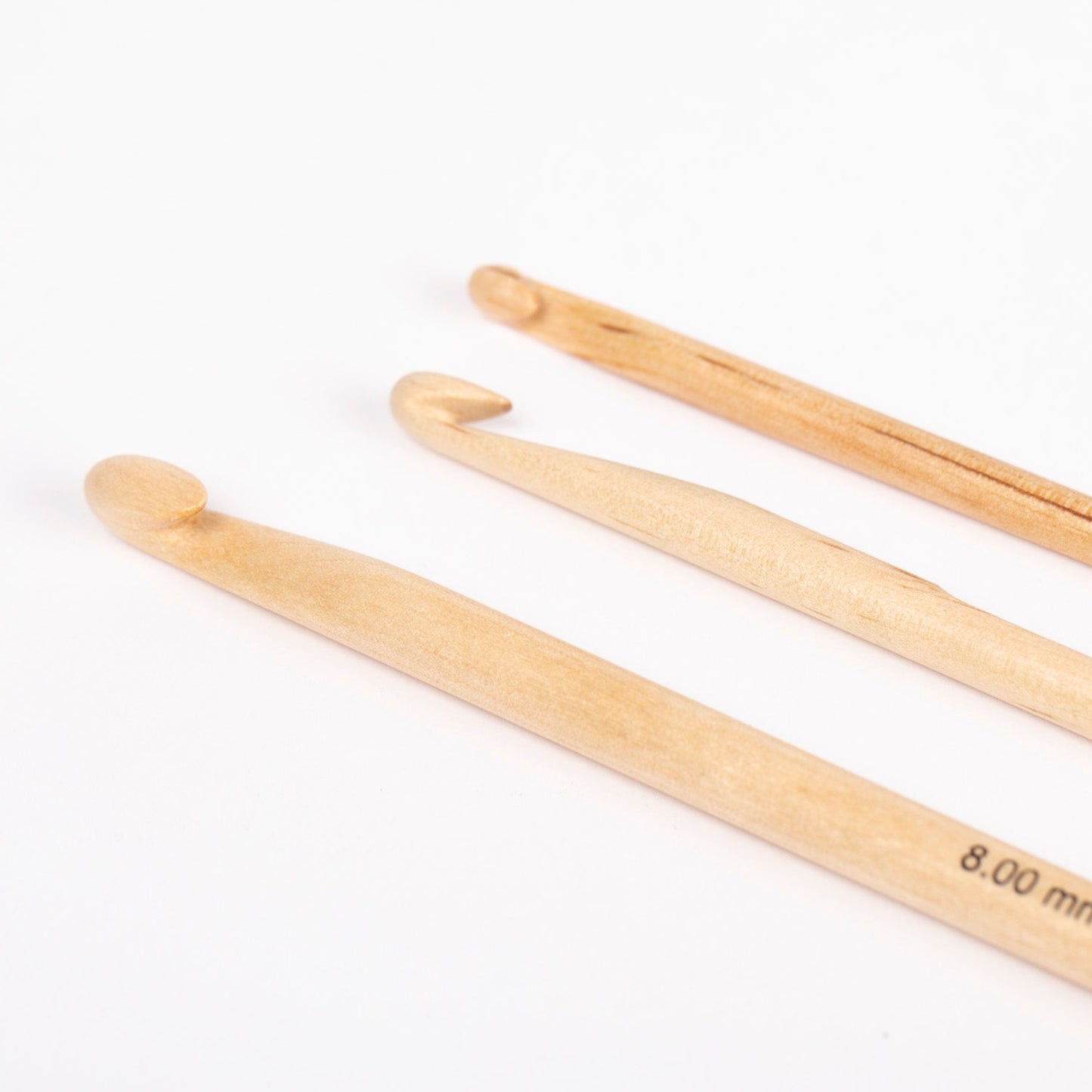 Birch crochet hook DROPS | sizes 8 - 10 mm