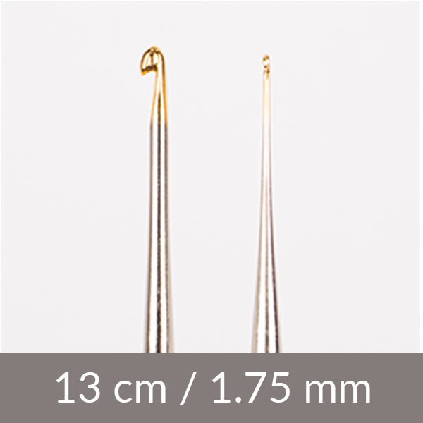 Steel crochet hook DROPS| sizes 0.75–1.75 mm