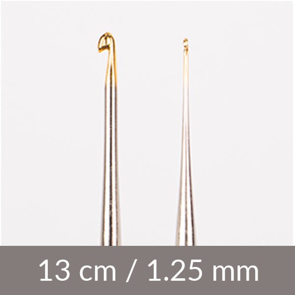Steel crochet hook DROPS| sizes 0.75–1.75 mm